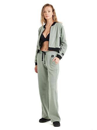 Blackspade Kadın Yeşil Tek Sweatshirt 60480 