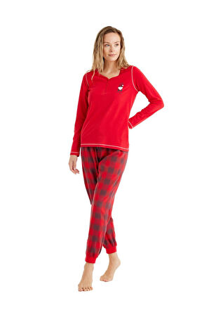 Blackspade Kadın Uzun Kol Pijama Takımı 51623 