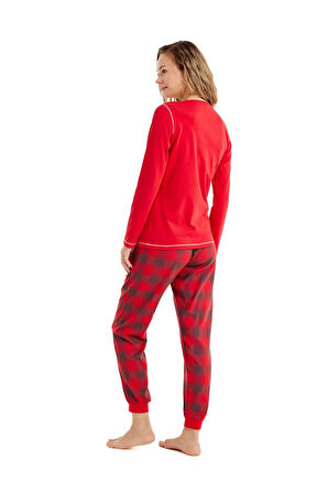 Blackspade Kadın Uzun Kol Pijama Takımı 51623 