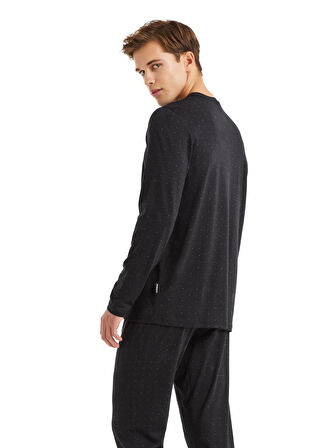 Blackspade Erkek Uzun Pijama Set 40570 