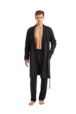 Blackspade Erkek Siyah Sabahlık 40630 