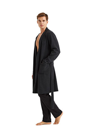 Blackspade Erkek Siyah Sabahlık 40630 