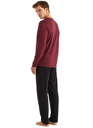 Blackspade Bordo Erkek Pijama Takımı 40579