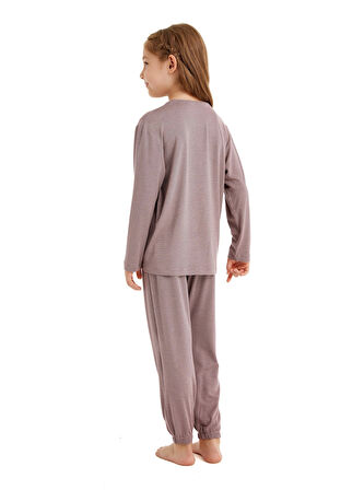 Blackspade Unisex Çocuk Pembe Pijama Takımı 60514 