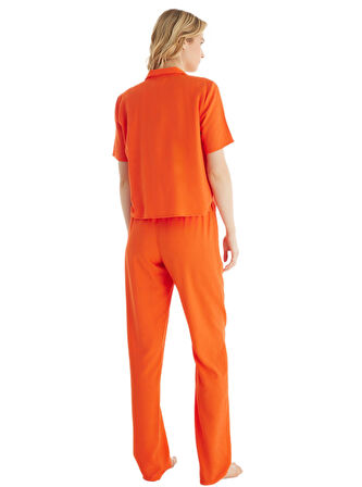 Blackspade Kadın Turuncu Pijama Takımı 60533 