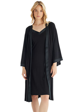 Blackspade Kadın Siyah Sabahlık 51800 