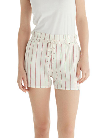 Blackspade Kadın Çizgili Şort 60559 