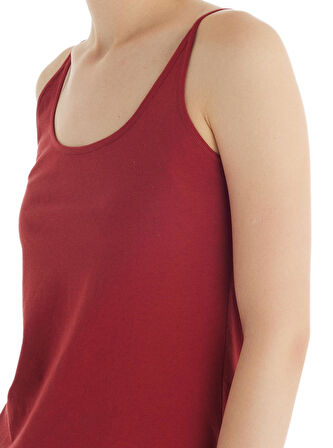 Blackspade Kadın Bordo T-Shirt 60558 