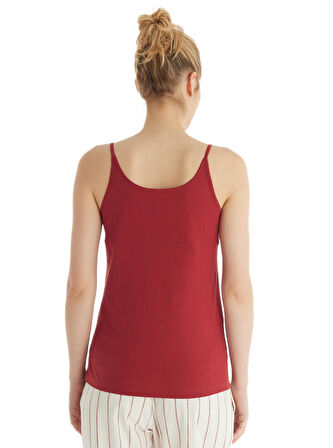 Blackspade Kadın Bordo T-Shirt 60558 