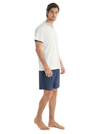 Blackspade Beyaz Erkek Pijama Takımı 40712
