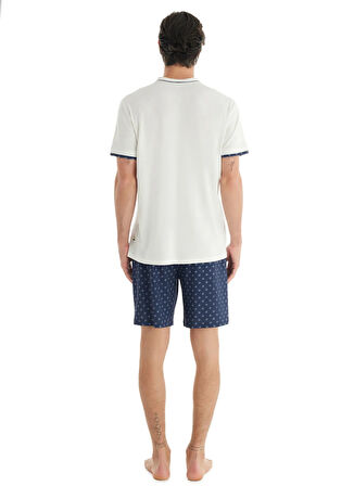 Blackspade Beyaz Erkek Pijama Takımı 40712