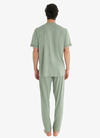 Blackspade Yeşil - Çok Renkli Erkek Pijama Takımı 40704