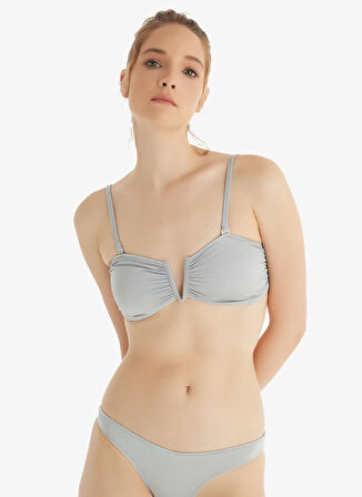 Blackspade Açık Gri Kadın Bikini Üst 10715