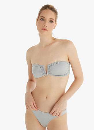 Blackspade Açık Gri Kadın Bikini Üst 10715