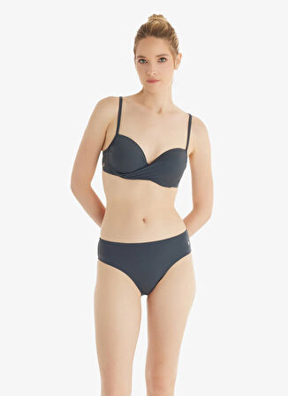 Blackspade Antrasit Kadın Bikini Üst 10727