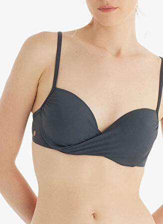 Blackspade Antrasit Kadın Bikini Üst 10727