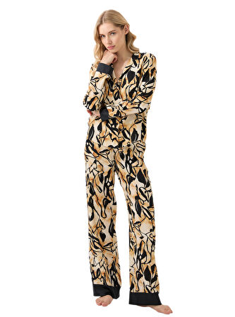 Blackspade Kadın Uzun Kol Pijama Takımı 51926 