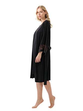 Blackspade Kadın Siyah Sabahlık 51900 
