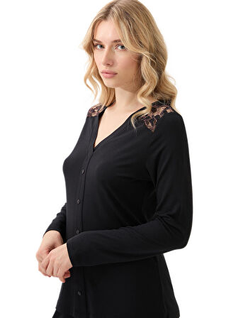 Blackspade Kadın Siyah Pijama Takımı 51902 