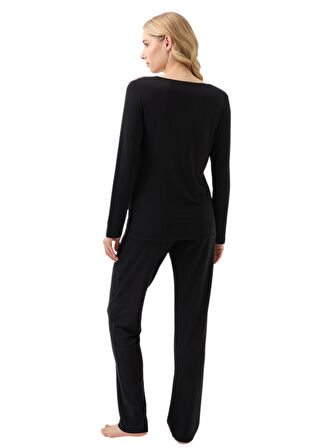 Blackspade Kadın Siyah Pijama Takımı 51902 