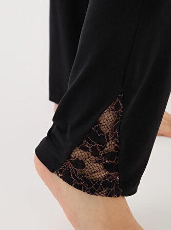 Blackspade Kadın Siyah Pijama Takımı 51903 