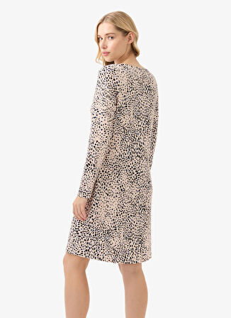 Blackspade Baskılı Pudra Kadın Gecelik 51916