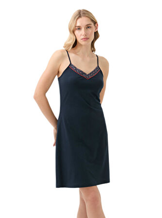 Blackspad Kadın Lacivert Gecelik 51912 