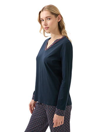 Blackspade Kadın Lacivert Pijama Takımı 51913 