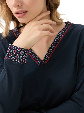 Blackspade Kadın Lacivert Pijama Takımı 51913 