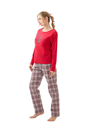 Blackspade Kadın Kırmızı Pijama Takımı 51967 