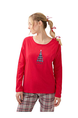 Blackspade Kadın Kırmızı Pijama Takımı 51967 