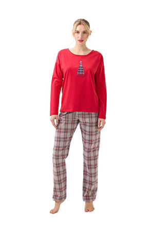 Blackspade Kadın Kırmızı Pijama Takımı 51967 