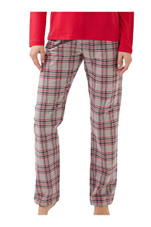 Blackspade Kadın Kırmızı Pijama Takımı 51967 