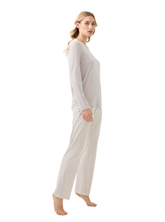 Blackspade Kadın Gri Pijama Takımı 51962 