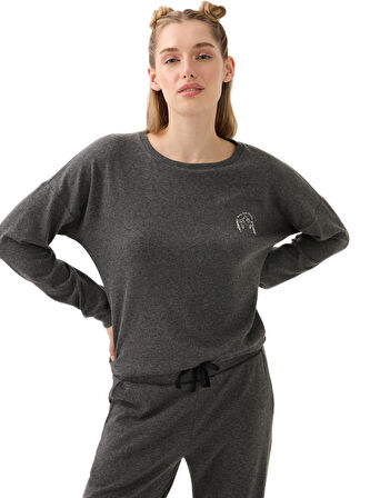 Blackspade Kadın Antrasit Pijama Takımı 51939 
