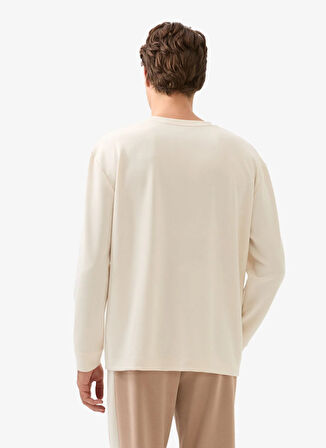 Blackspade Yuvarlak Yaka Düz Beyaz Erkek T-Shirt 40826