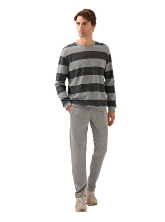 Blackspade Erkek Gri Sweatshirt 40836 