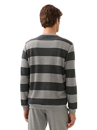 Blackspade Erkek Gri Sweatshirt 40836 