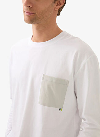 Blackspade Yuvarlak Yaka Düz Beyaz Erkek T-Shirt 40841