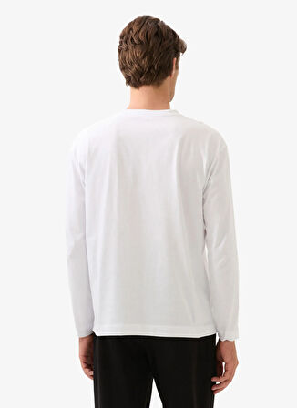Blackspade Yuvarlak Yaka Düz Beyaz Erkek T-Shirt 40841