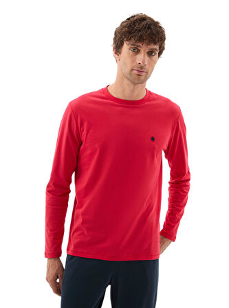 Blackspade Erkek Kırmızı Pijama Takımı 40792 