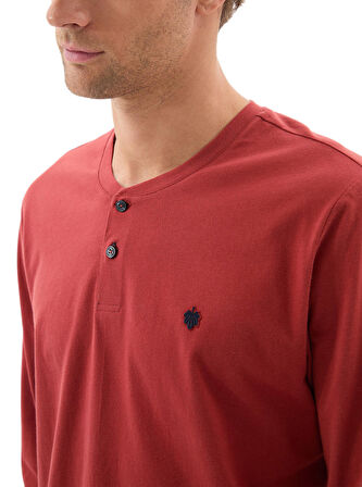 Blackspade Erkek Mürdüm Uzun Kol Pijama Takımı 40787 