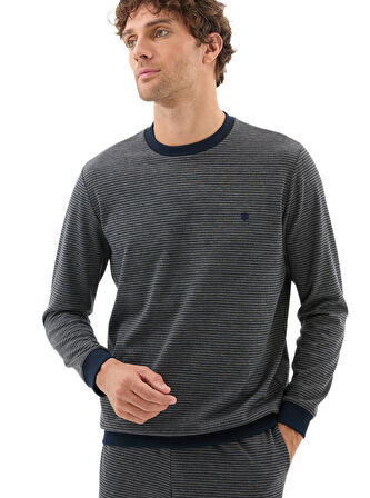 Blackspade Erkek Antrasit Uzun Kol Pijama Takımı 40801 