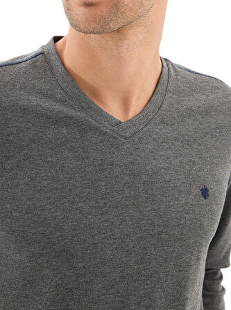 Blackspade Erkek Antrasit Uzun Kol Pijama Takımı 40800 