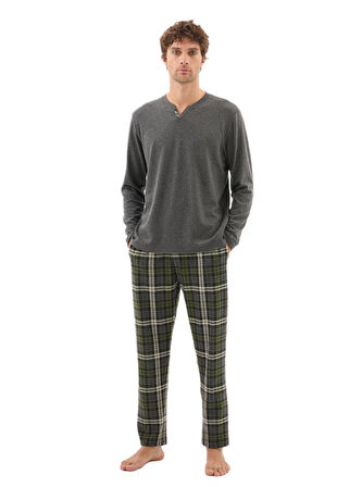 Blackspade Erkek Antrasit Pijama Takımı 40803 