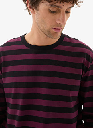 Blackspade Yuvarlak Yaka Çizgili Çok Renkli Erkek T-Shirt 40811