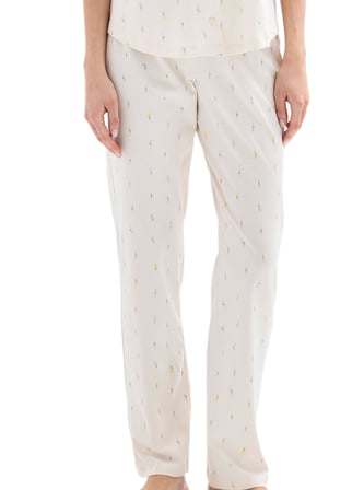 Blackspade Kadın Ekru Kısa Kol Pijama Takımı 52056