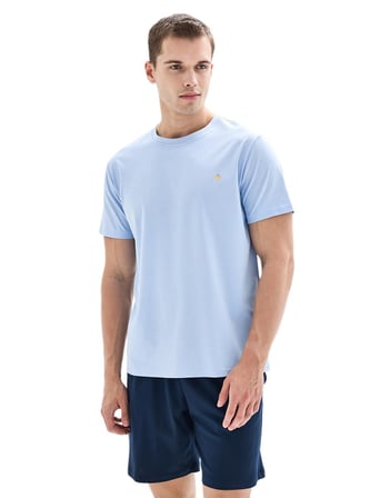 Blackspade Erkek Mavi Şort Takım 40899