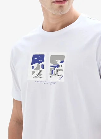 Blackspade Beyaz Erkek T-Shirt 40914