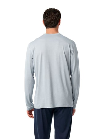Blackspade Erkek Gri Uzun Kol 3'lü Set Pijama Takımı 40962 